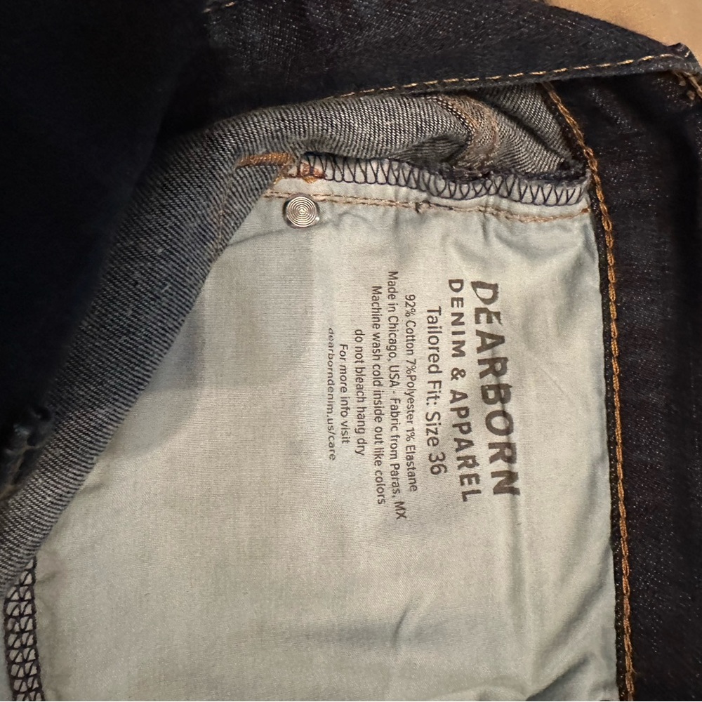 Dearborn Denim Made in USA 36
